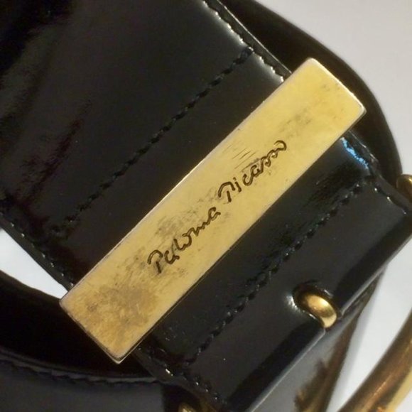 Paloma Picasso Wide Patent Leather Belt - Italy main image 6